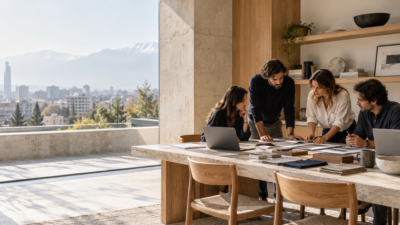 Equipo de Quickly desarrollando una estrategia